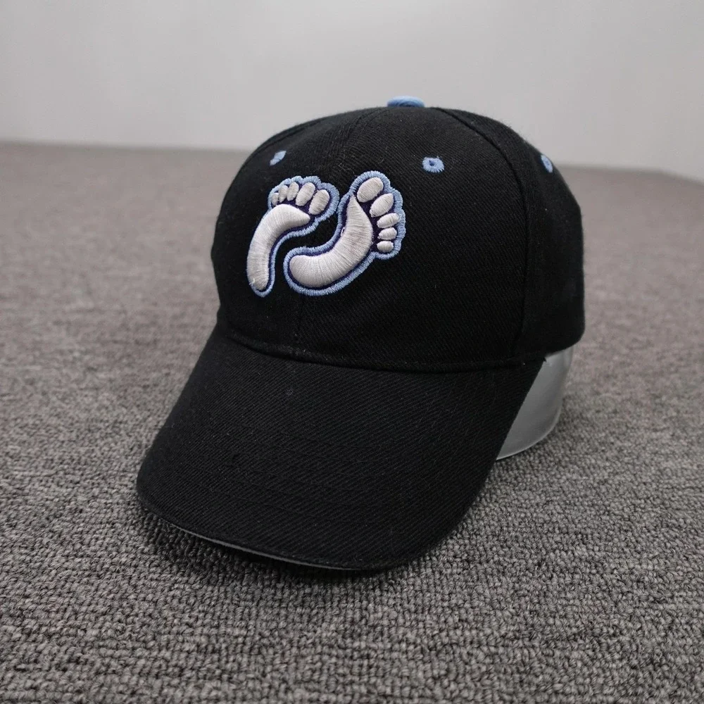 North Carolina Tar Heels Hat Cap Strap Back Youth Black Twill Embroidered Boys